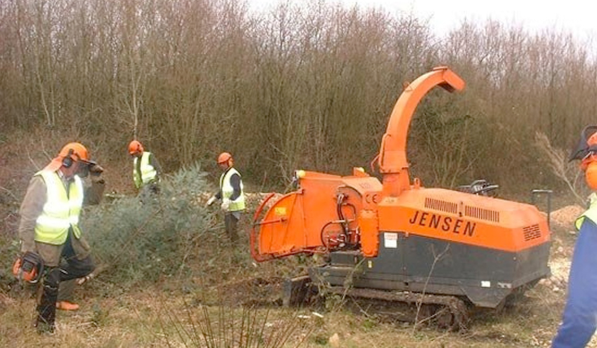 Wood chipping